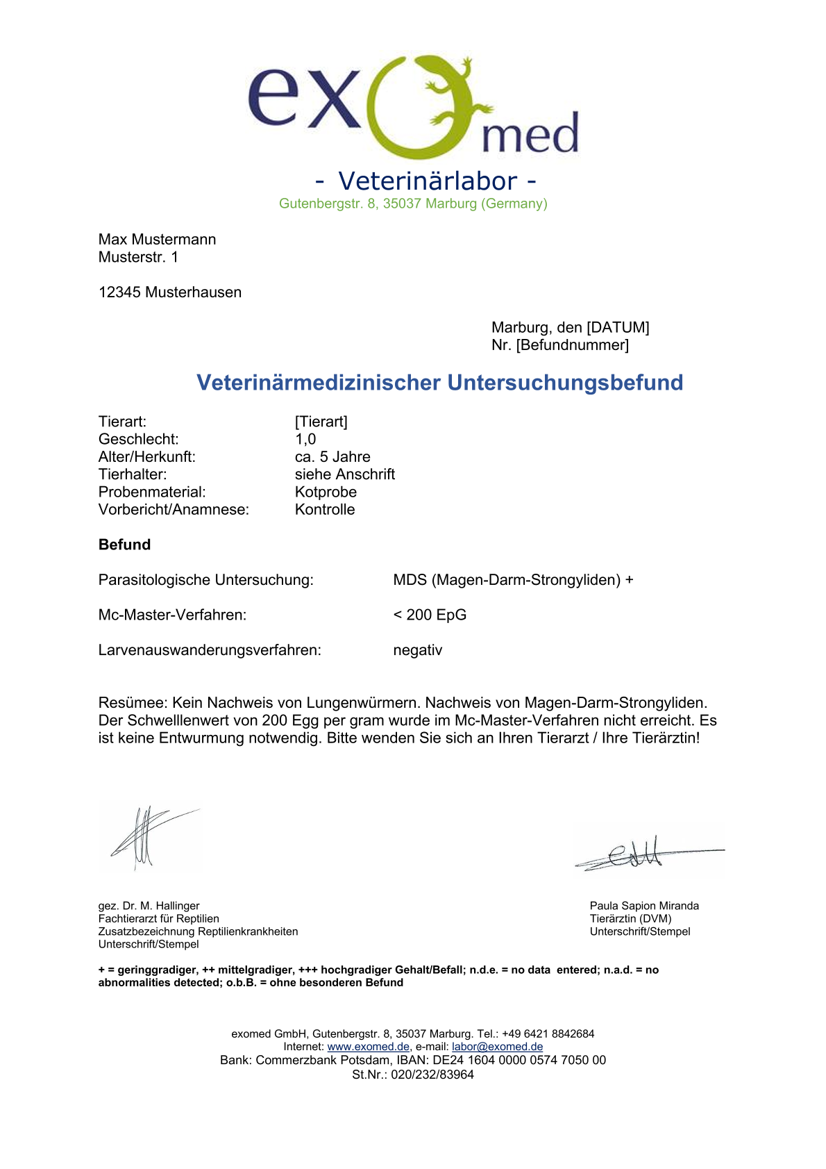 Kotuntersuchung für Großtiere – Parasiten gezielt nachweisen (z. B. Pferd, Rind, Schaf)