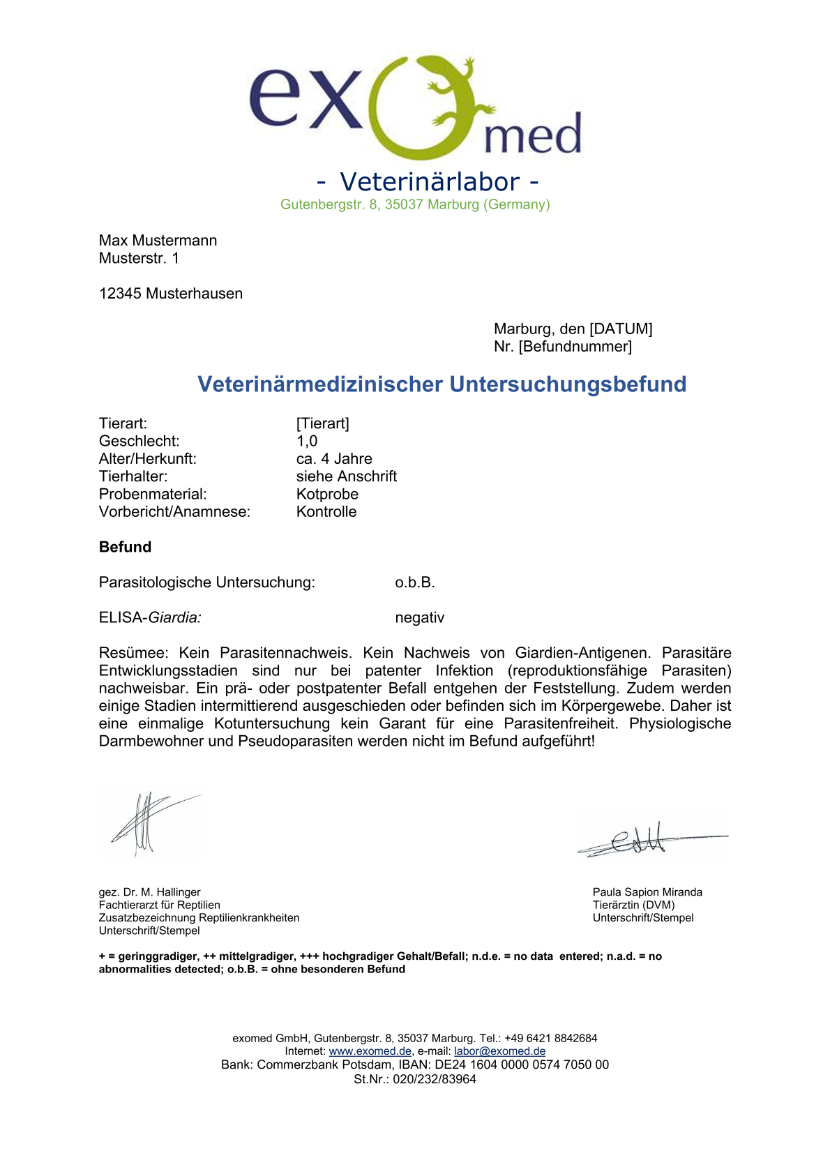 Kotuntersuchung für Tiere – Diagnostik von Giardien und Darmparasiten (Durchfall etc.)